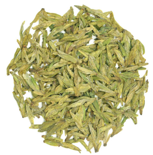 high mountain green chinese tea longjing with the altitude of 500 meter