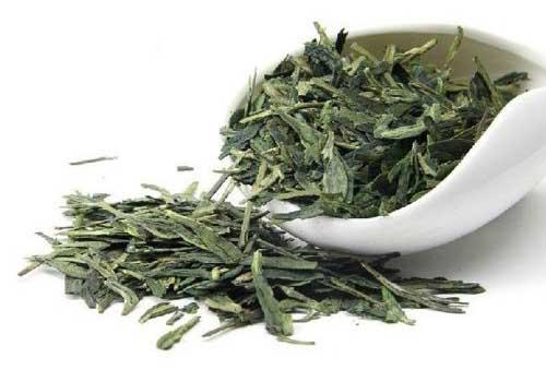 Curved Shape lung ching dragonwell green tea Fresh Tea Leaf material