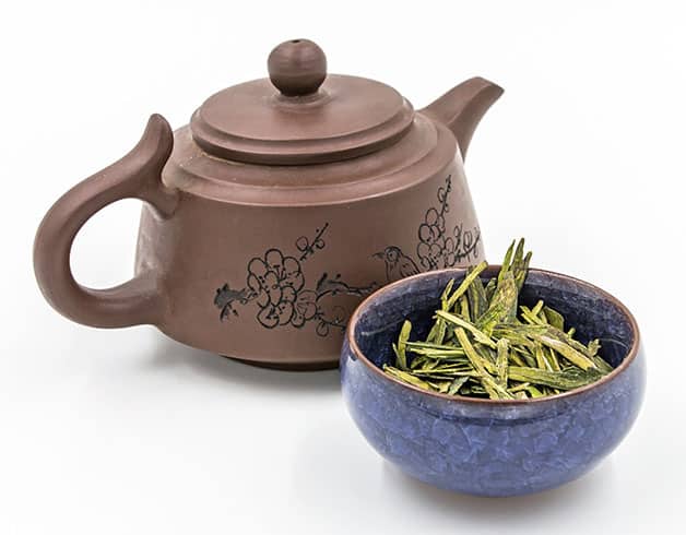 antioxidants mei jia wu longjing tea vitamin C and amino acids improve health