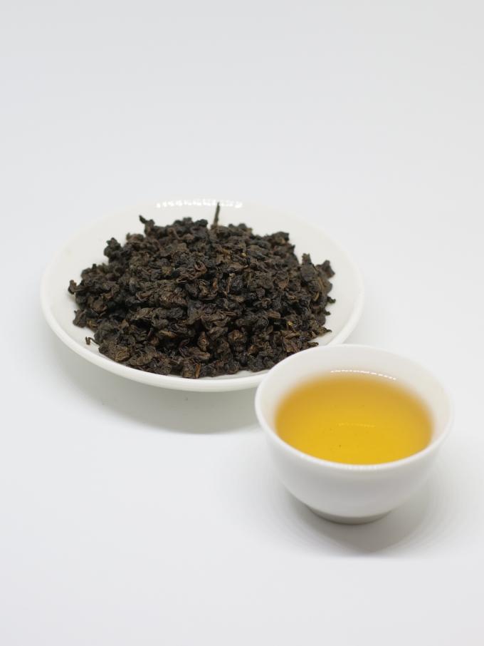 Spring Organic Oolong Tea Tie Guan Yin With Flattened Green Tea Leaves