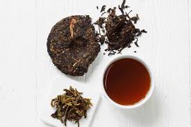 Antioxidant Loose Pu Erh Tea Dried And Rolled For Help Reduce Stress