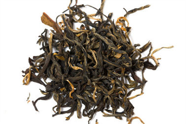 China Hair Care Golden Yunnan Black Tea , Double - Fermented Black Gold Tea supplier